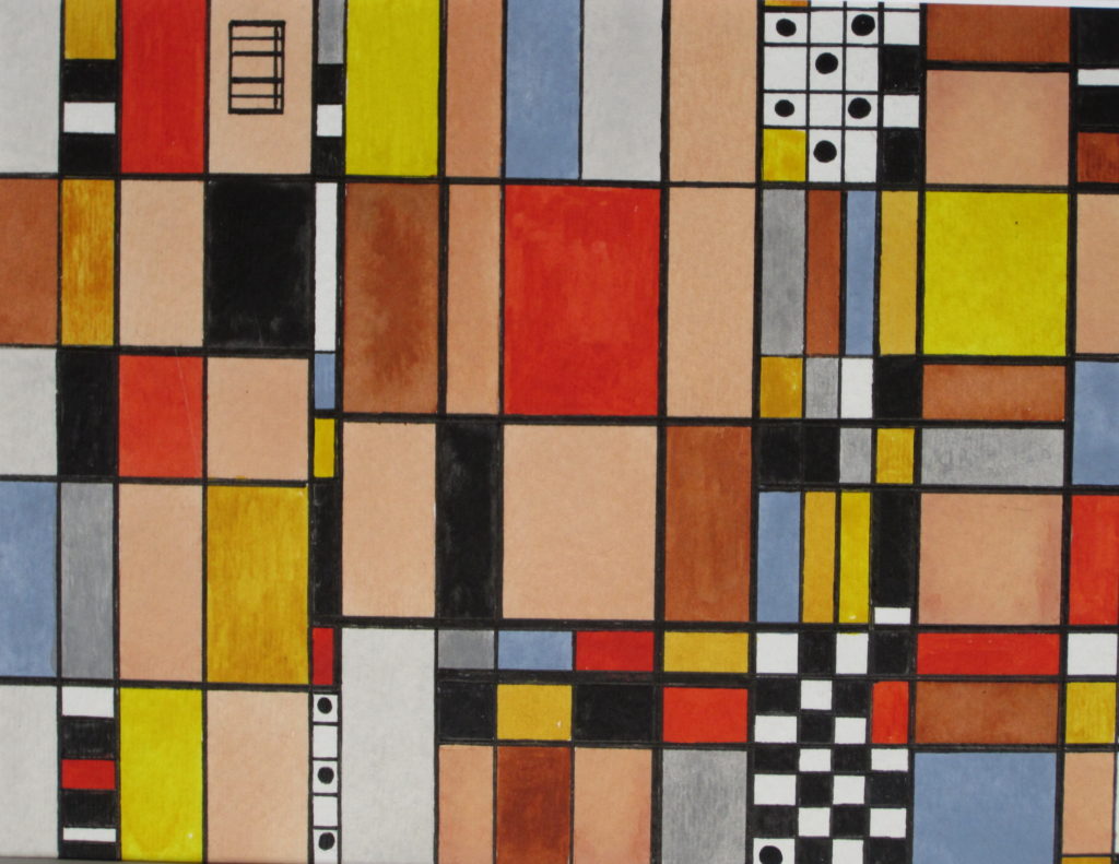 acrylic and gouache collage by Charmaine Elgood