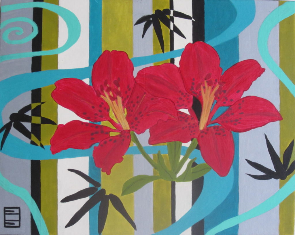 acrylic art work by Charmaine Elgood